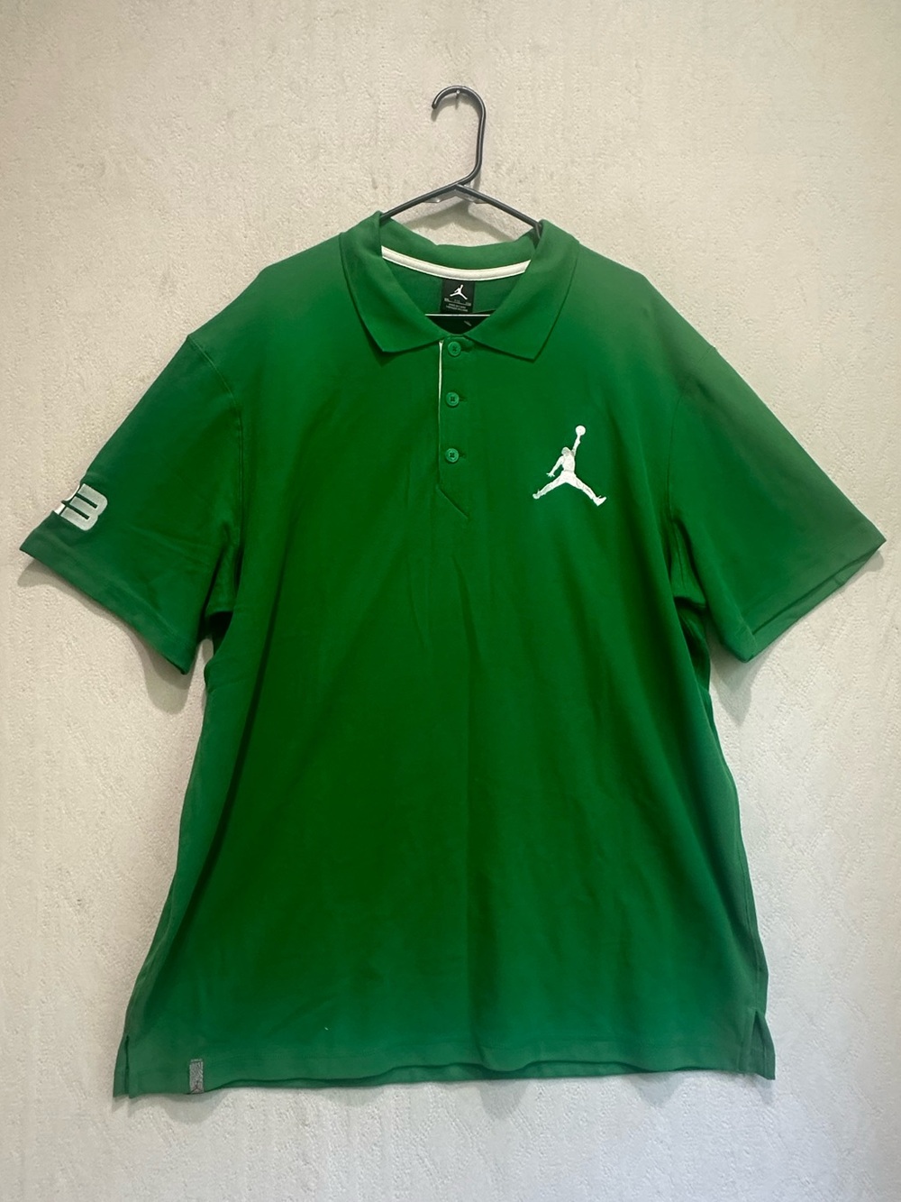 NWT Michael Jordan Men’s Green Polo Shirt Sz XXL
